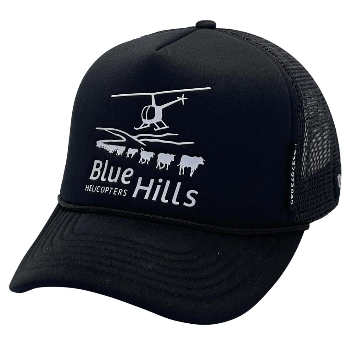 Blue Hills Helicopters Custom Foamie Trucker Hat