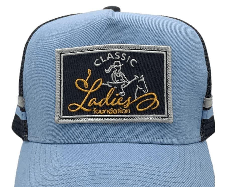Custom Trucker Hats Embroidered Badge Merrow Edge