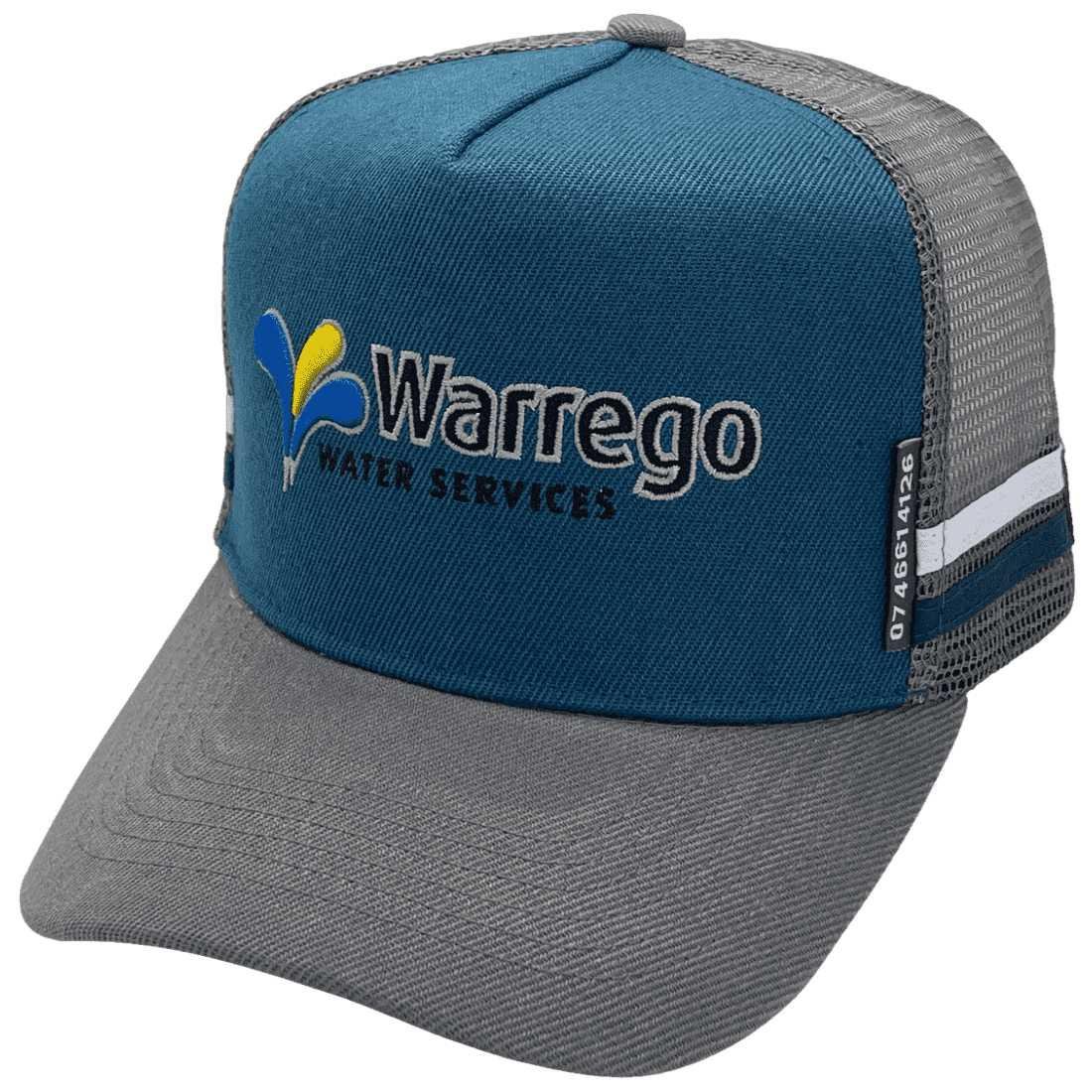 Warrego Water Services HP Midrange Aussie Trucker Hat Acrylic