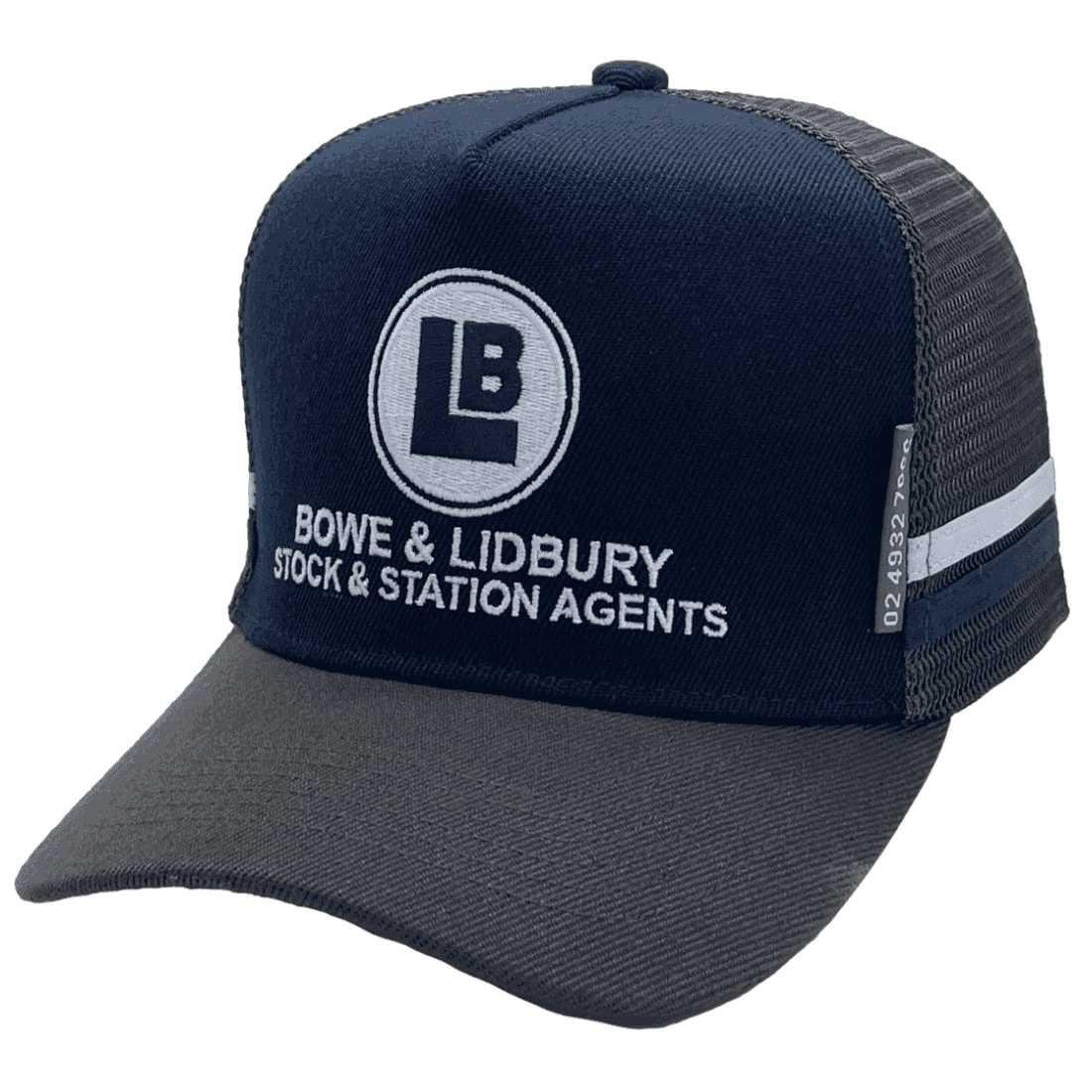 Bowe & Lidbury Stock & Station Agents HP Midrange Aussie Trucker Hats Acrylic