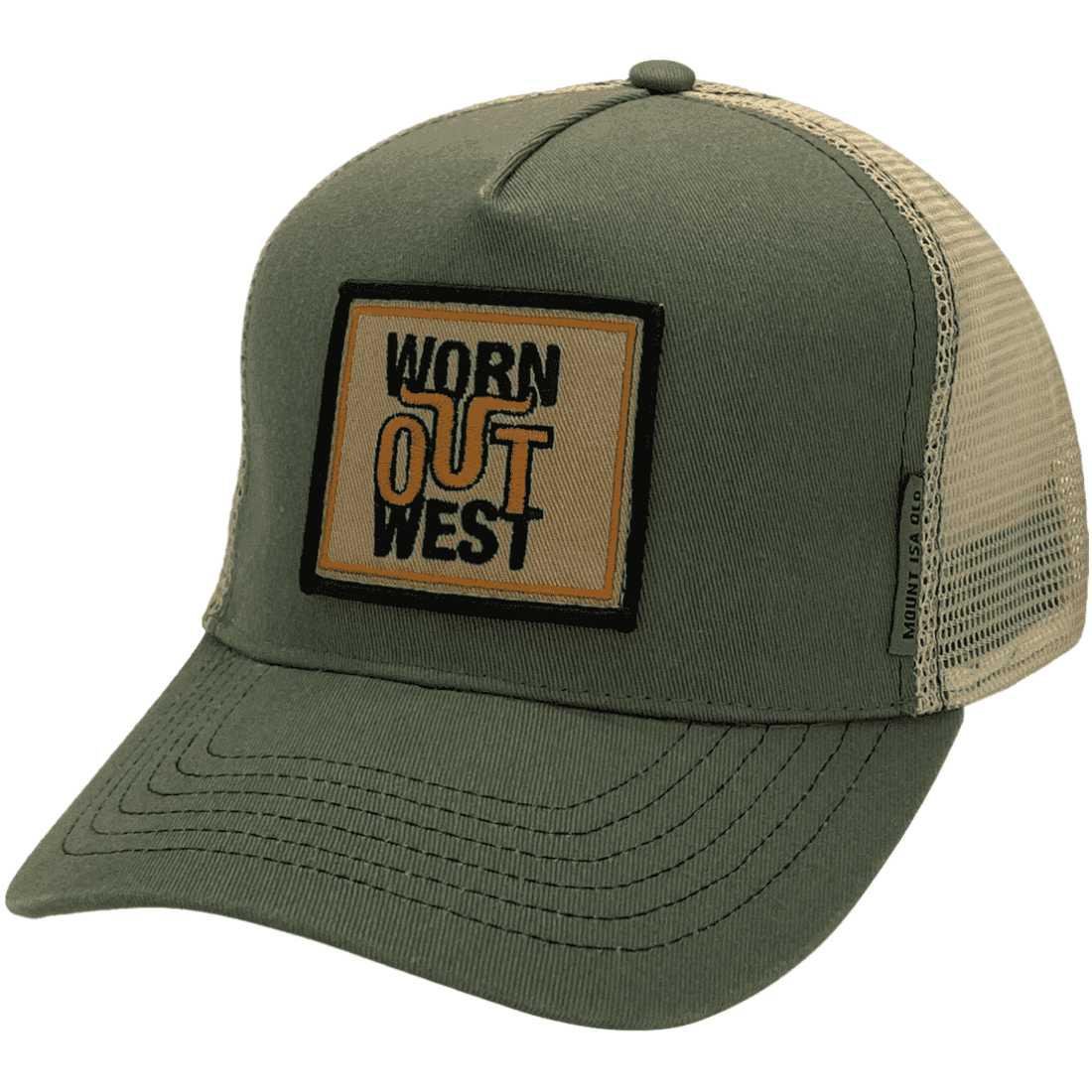 Worn Out West - Basic Aussie Trucker Hat -cotton