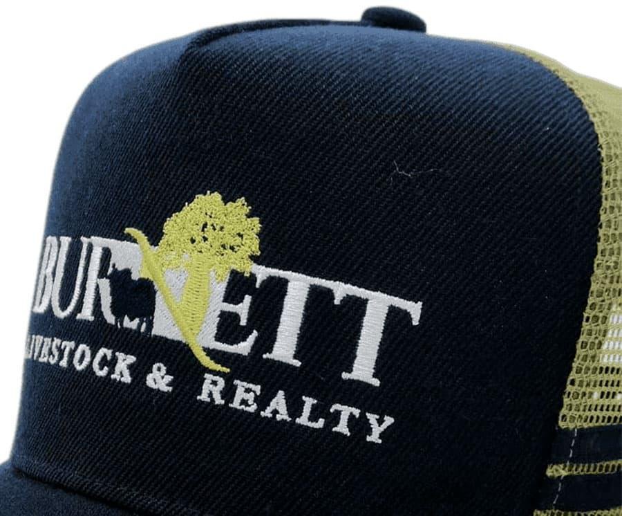 Custom Trucker Hats Flat Embroidery