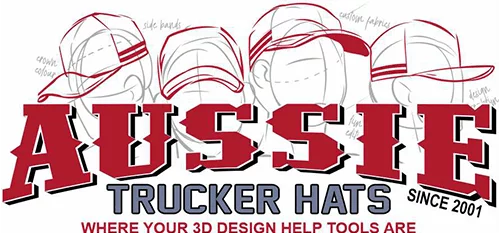 Aussie Trucker Hats - Where Your 3D Design Help Tools Are