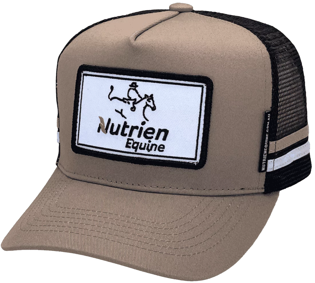 Nutrien Equine Tamworth NSW HP Original Midrange Aussie Trucker Hats with double sidebands Cotton
