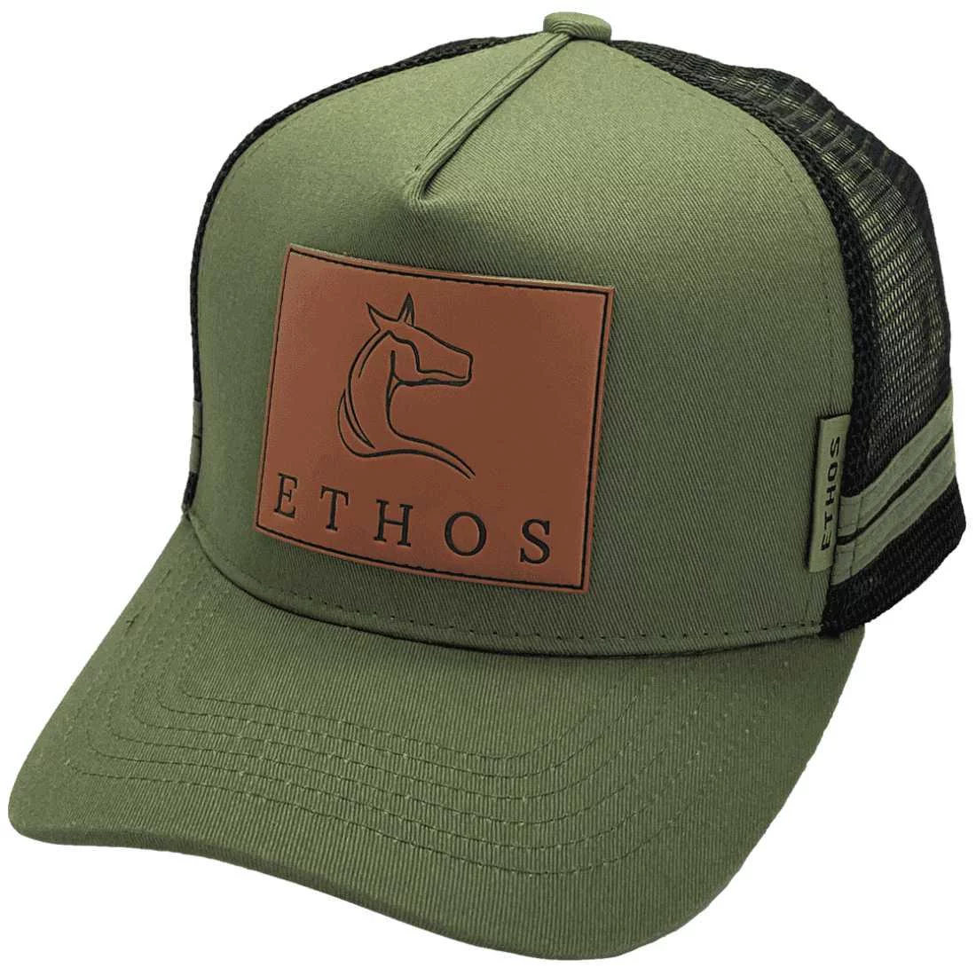 Ethos Walcha - HP -Original Basic Aussie Trucker Hat with double side bands Cotton