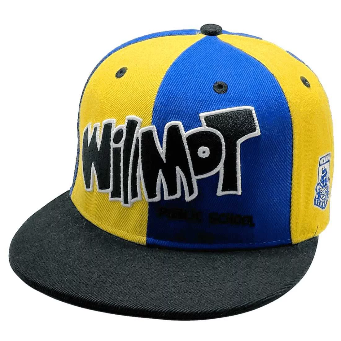 Willmot Public School Willmot NSW - Competition Winner Snapback Flatbrim Cap with Kids Custom Design