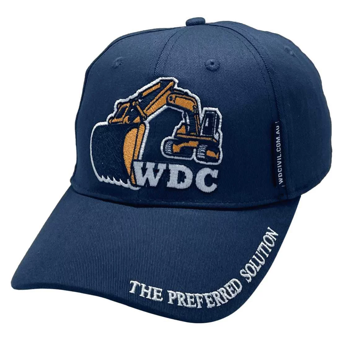 WDC Civil Western Downs Civil Chinchilla QLD Original Snapback Baseball Cap with Australian Head Fit Crown Size Navy